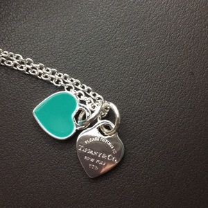 Tiffany & Co. Mini Double Heart Tag Pendant